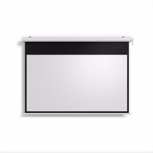 Backyard Weather Proof Motorized Drop Down Matte White Screen