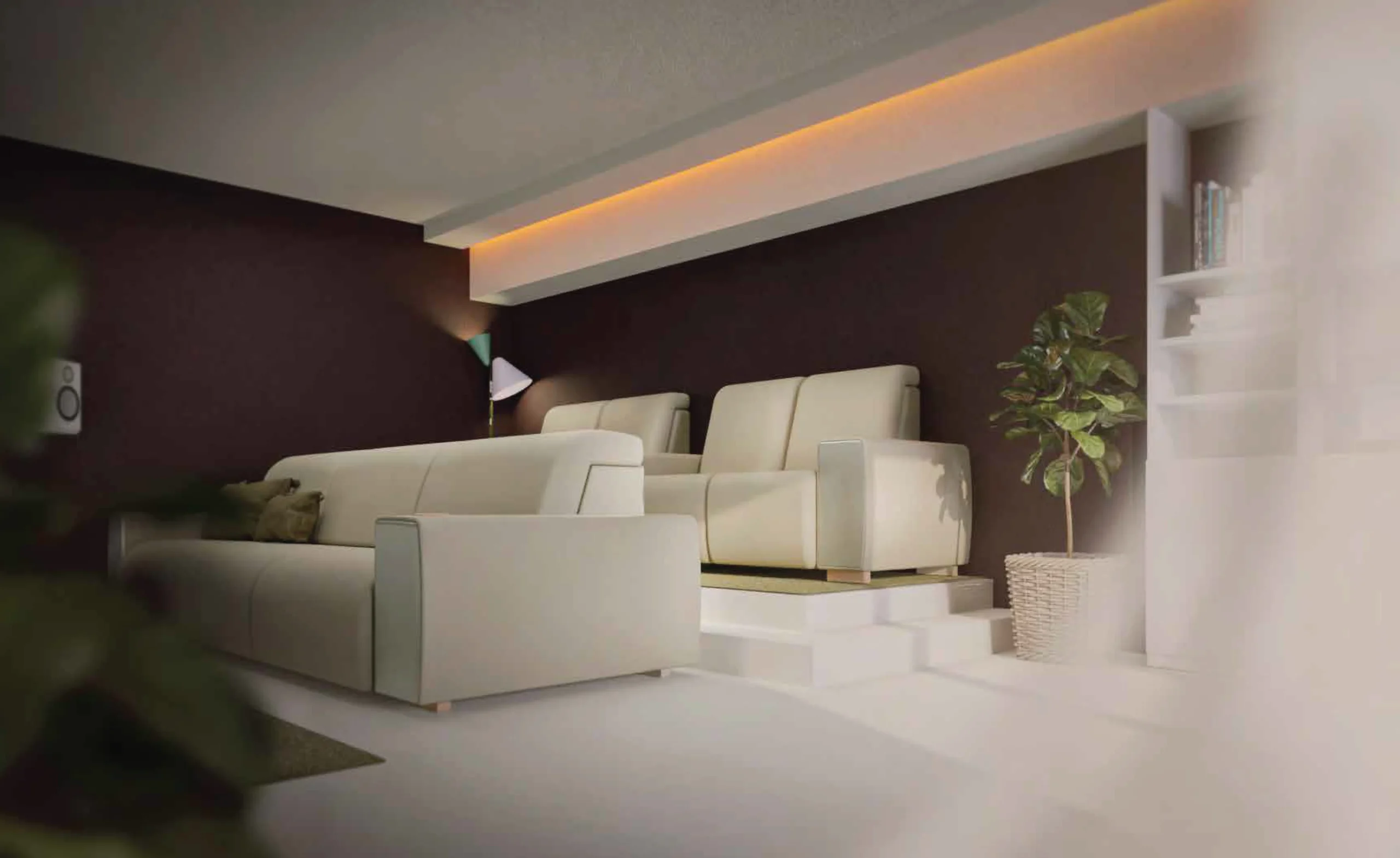 Moovia cinema seating - materials and finishes detail