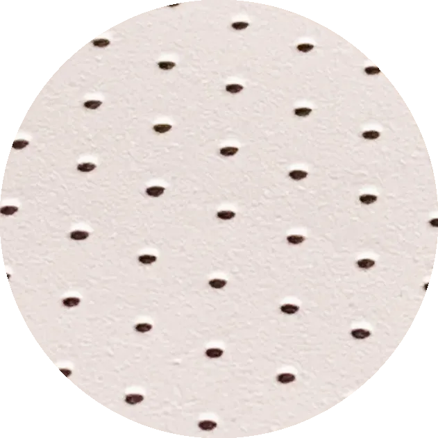 Perforated projection screen fabric - repeating hole pattern